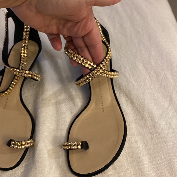 Giuseppe Zanotti crystal wrap wedge sandals, 7 - Picture 4 of 9